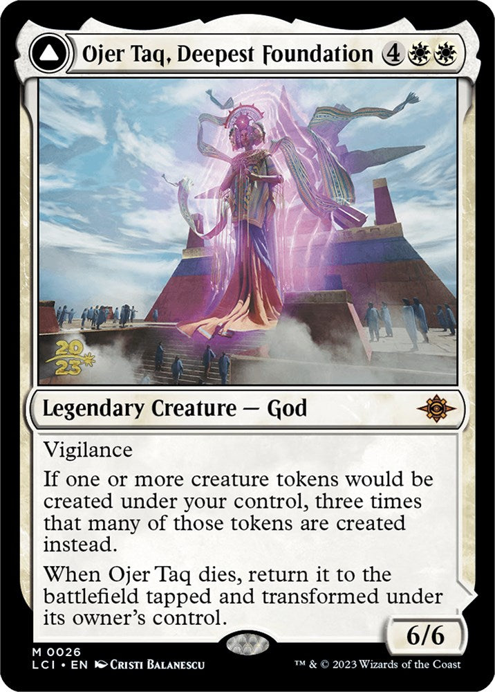 Ojer Taq, Deepest Foundation // Temple of Civilization [The Lost Caverns of Ixalan Prerelease Cards] | Eastridge Sports Cards & Games