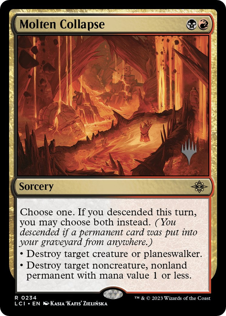 Molten Collapse (Promo Pack) [The Lost Caverns of Ixalan Promos] | Eastridge Sports Cards & Games