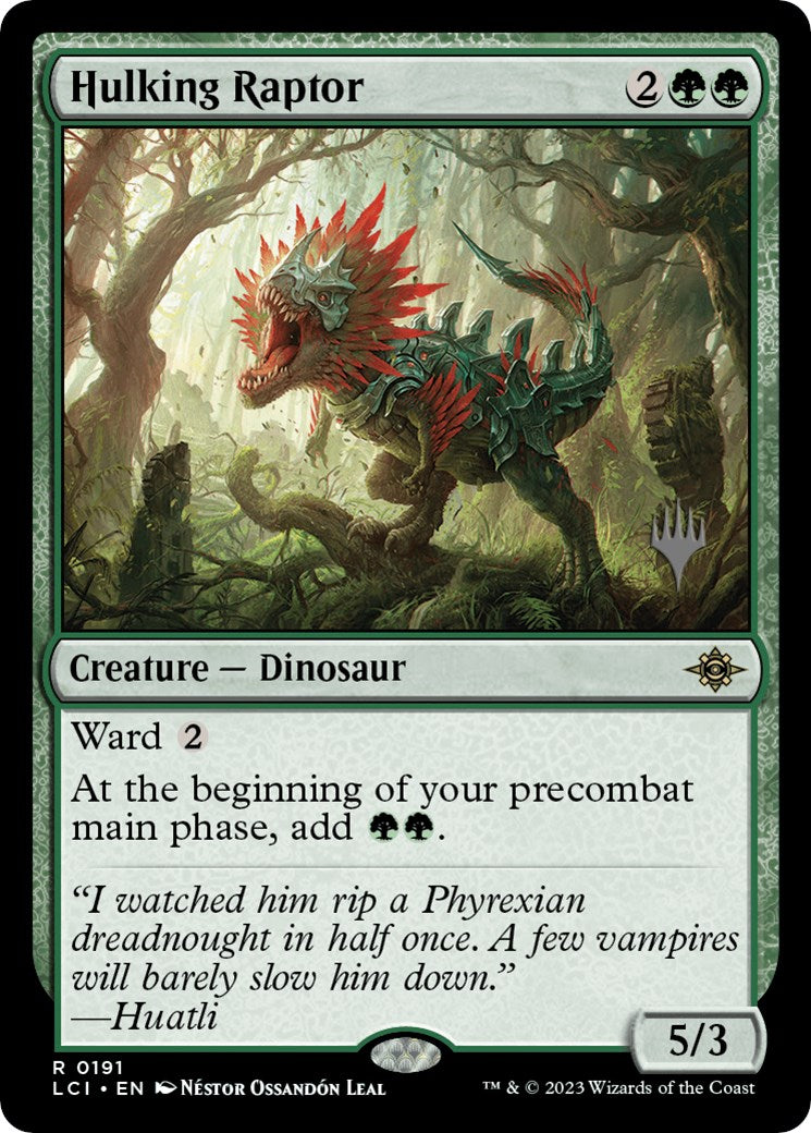 Hulking Raptor (Promo Pack) [The Lost Caverns of Ixalan Promos] | Eastridge Sports Cards & Games