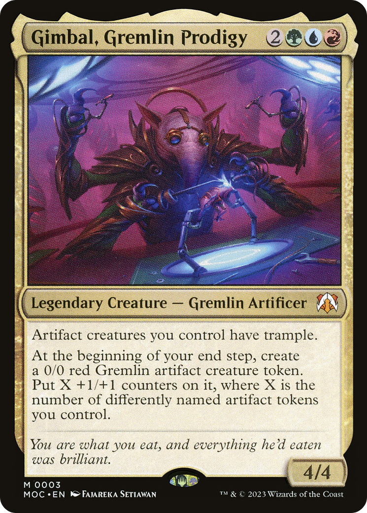 Gimbal, Gremlin Prodigy [March of the Machine Commander] | Eastridge Sports Cards & Games