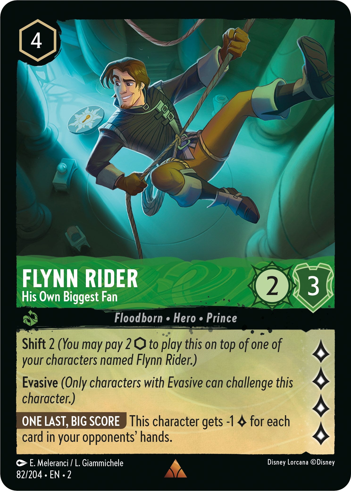 Flynn Rider - His Own Biggest Fan (82/204) [Rise of the Floodborn] | Eastridge Sports Cards & Games