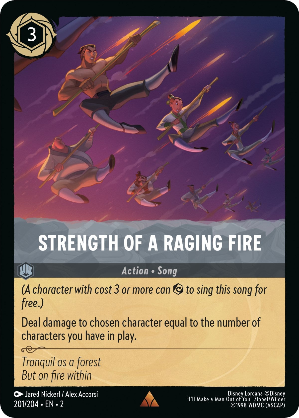 Strength of a Raging Fire (201/204) [Rise of the Floodborn] | Eastridge Sports Cards & Games