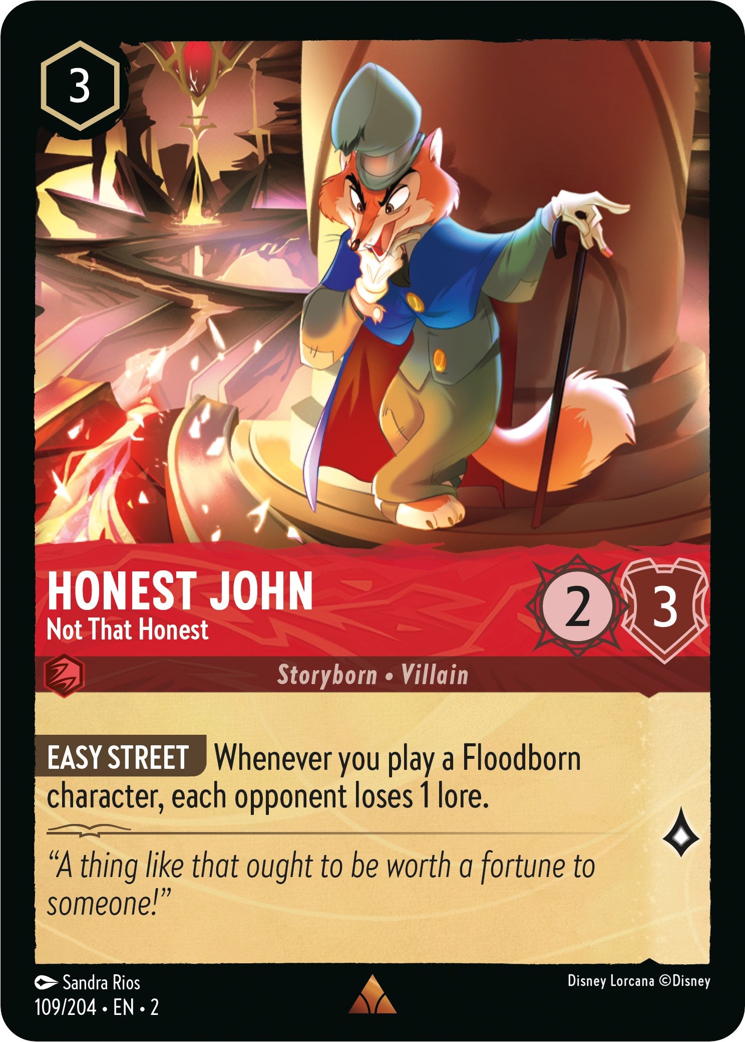 Honest John - Not That Honest (109/204) [Rise of the Floodborn] | Eastridge Sports Cards & Games