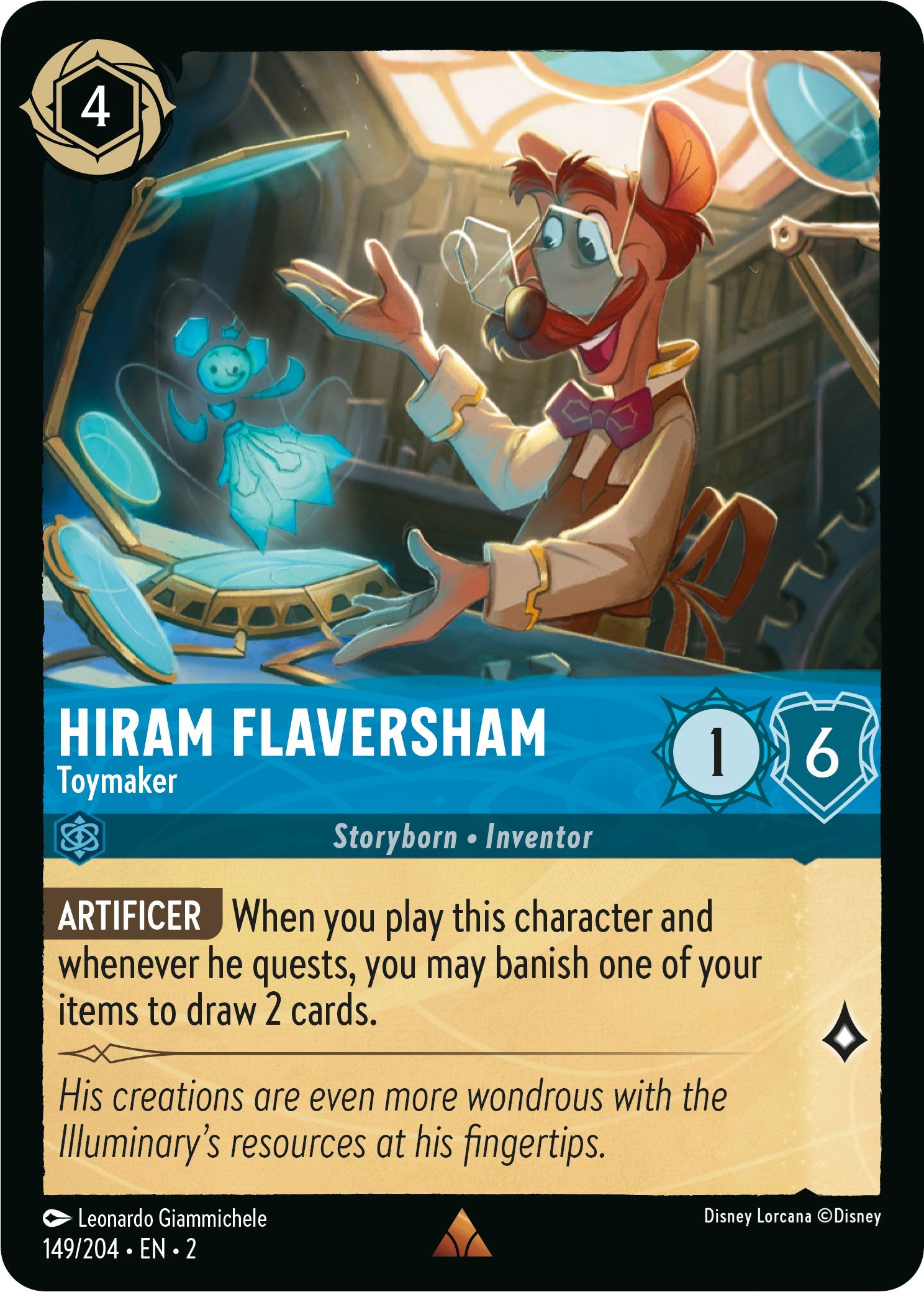 Hiram Flaversham - Toymaker (149/204) [Rise of the Floodborn] | Eastridge Sports Cards & Games