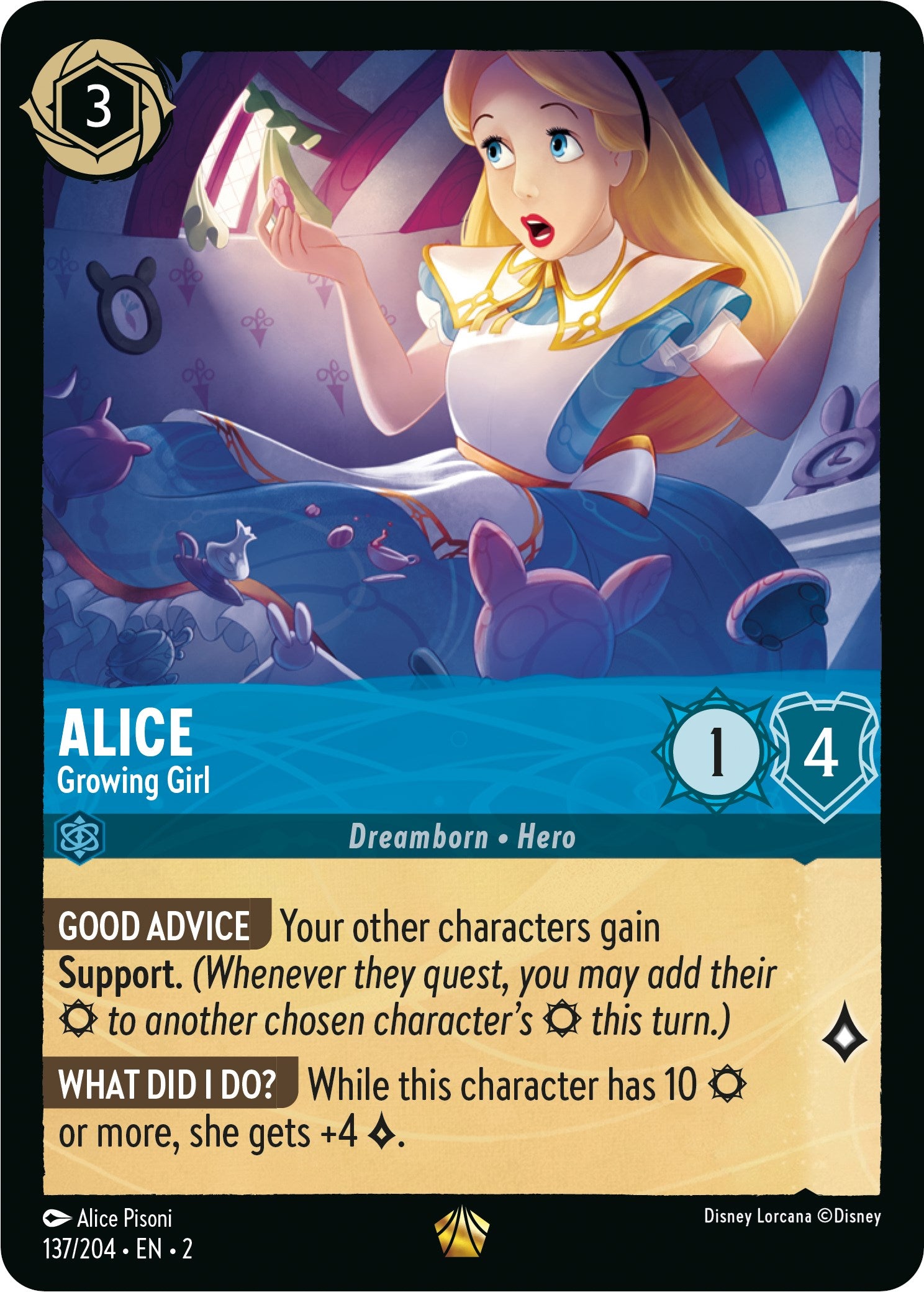 Alice - Growing Girl (137/204) [Rise of the Floodborn] | Eastridge Sports Cards & Games