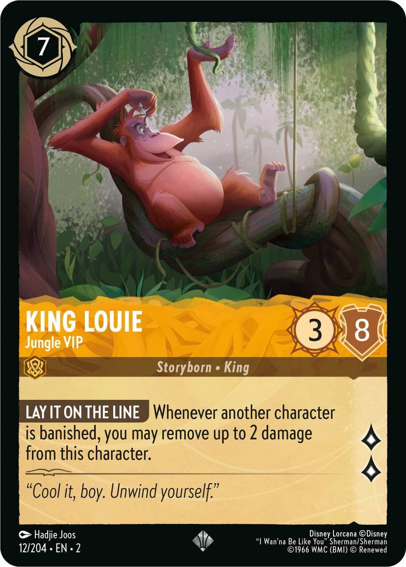 King Louie - Jungle VIP (12/204) [Rise of the Floodborn] | Eastridge Sports Cards & Games