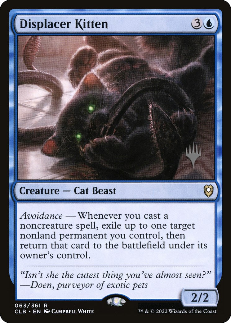 Displacer Kitten (Promo Pack) [The Lost Caverns of Ixalan Promos] | Eastridge Sports Cards & Games