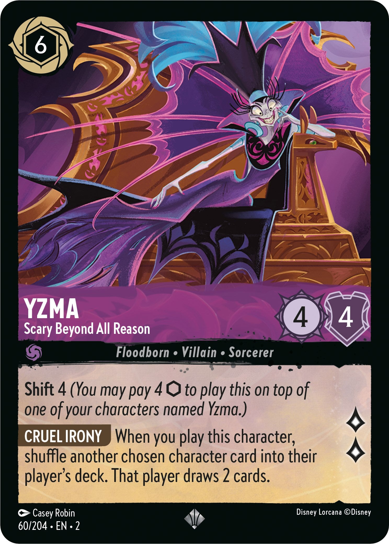 Yzma - Scary Beyond All Reason (60/204) [Rise of the Floodborn] | Eastridge Sports Cards & Games