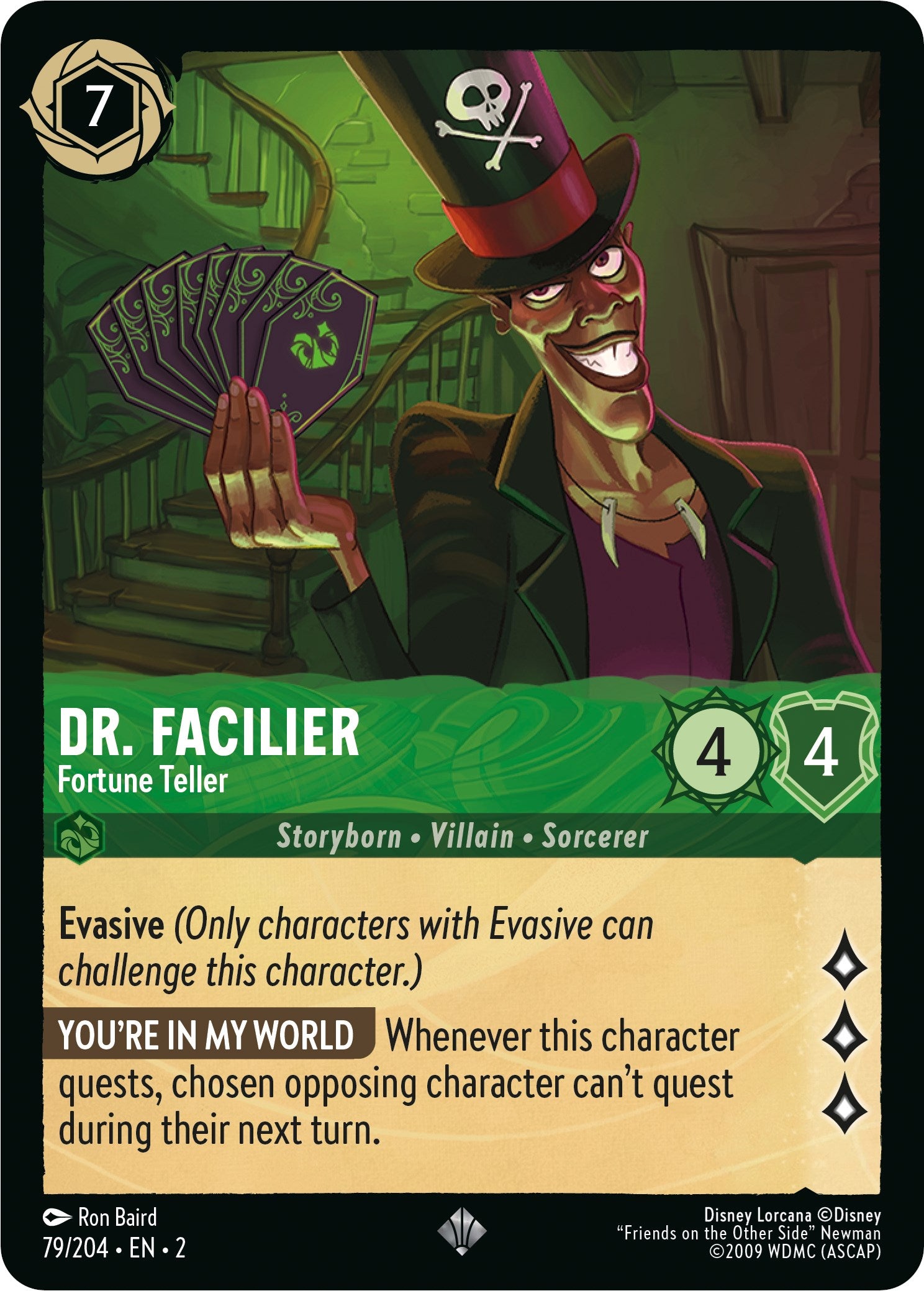 Dr. Facilier - Fortune Teller (79/204) [Rise of the Floodborn] | Eastridge Sports Cards & Games