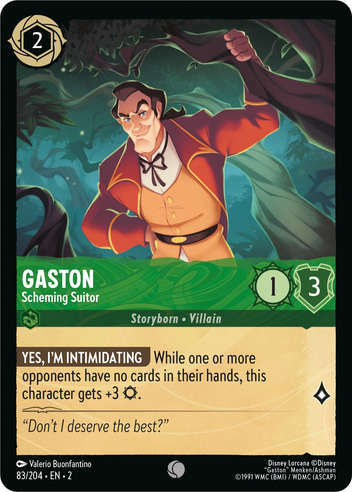 Gaston - Scheming Suitor (83/204) [Rise of the Floodborn] | Eastridge Sports Cards & Games