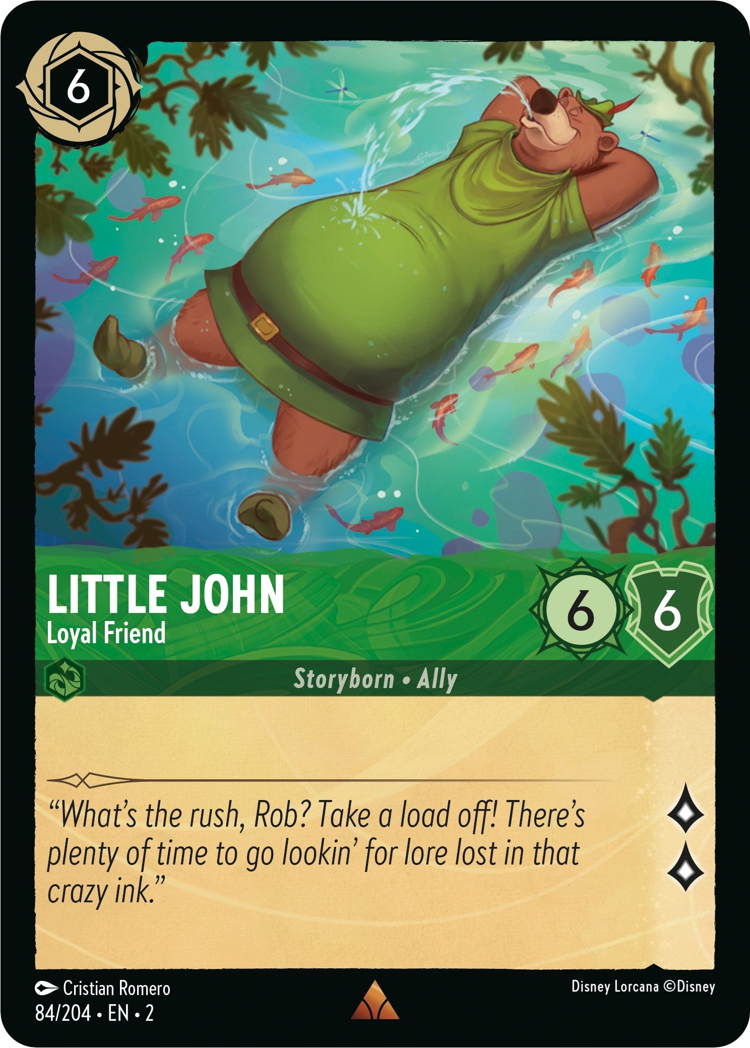 Little John - Loyal Friend (84/204) [Rise of the Floodborn] | Eastridge Sports Cards & Games