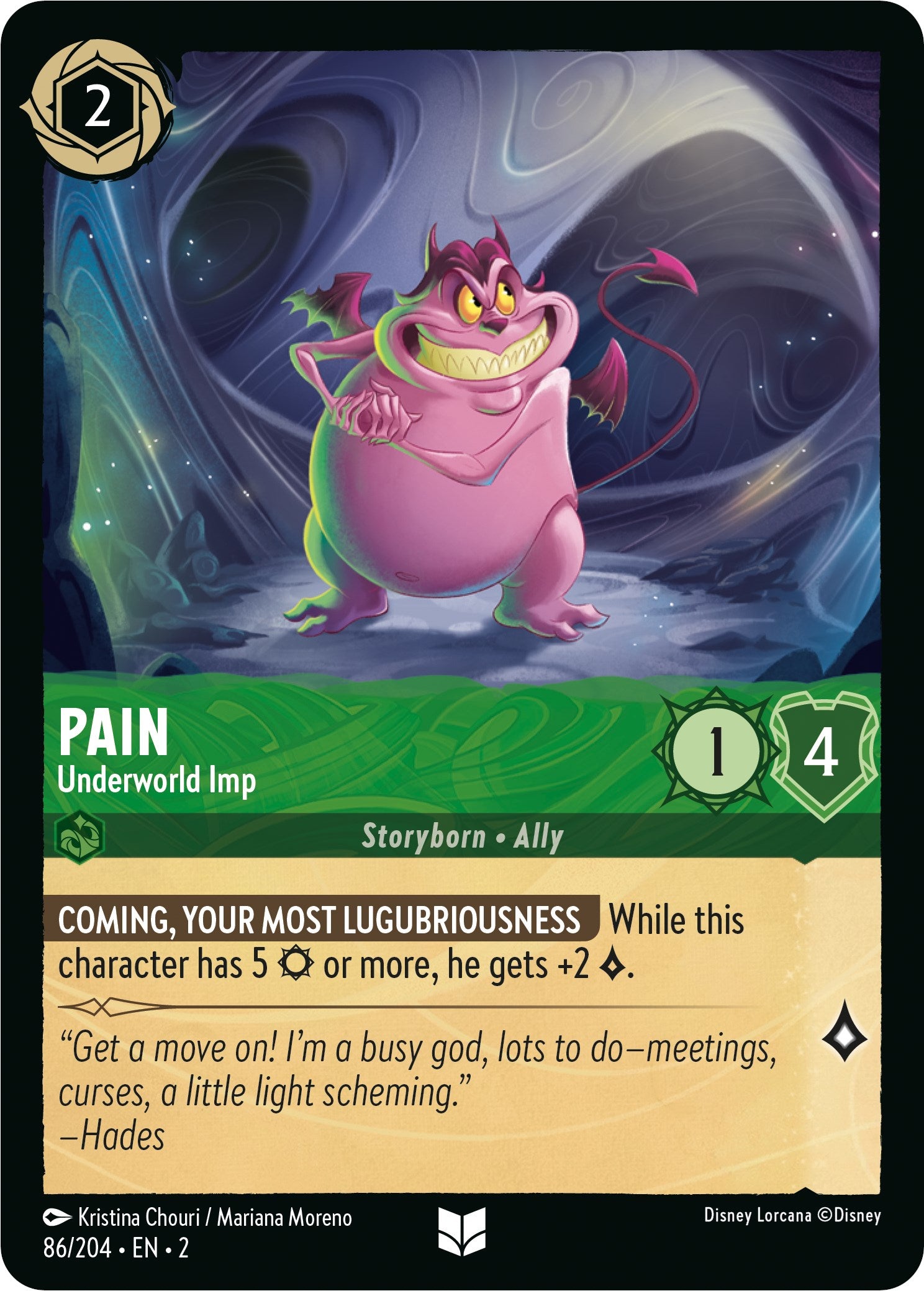 Pain - Underworld Imp (86/204) [Rise of the Floodborn] | Eastridge Sports Cards & Games