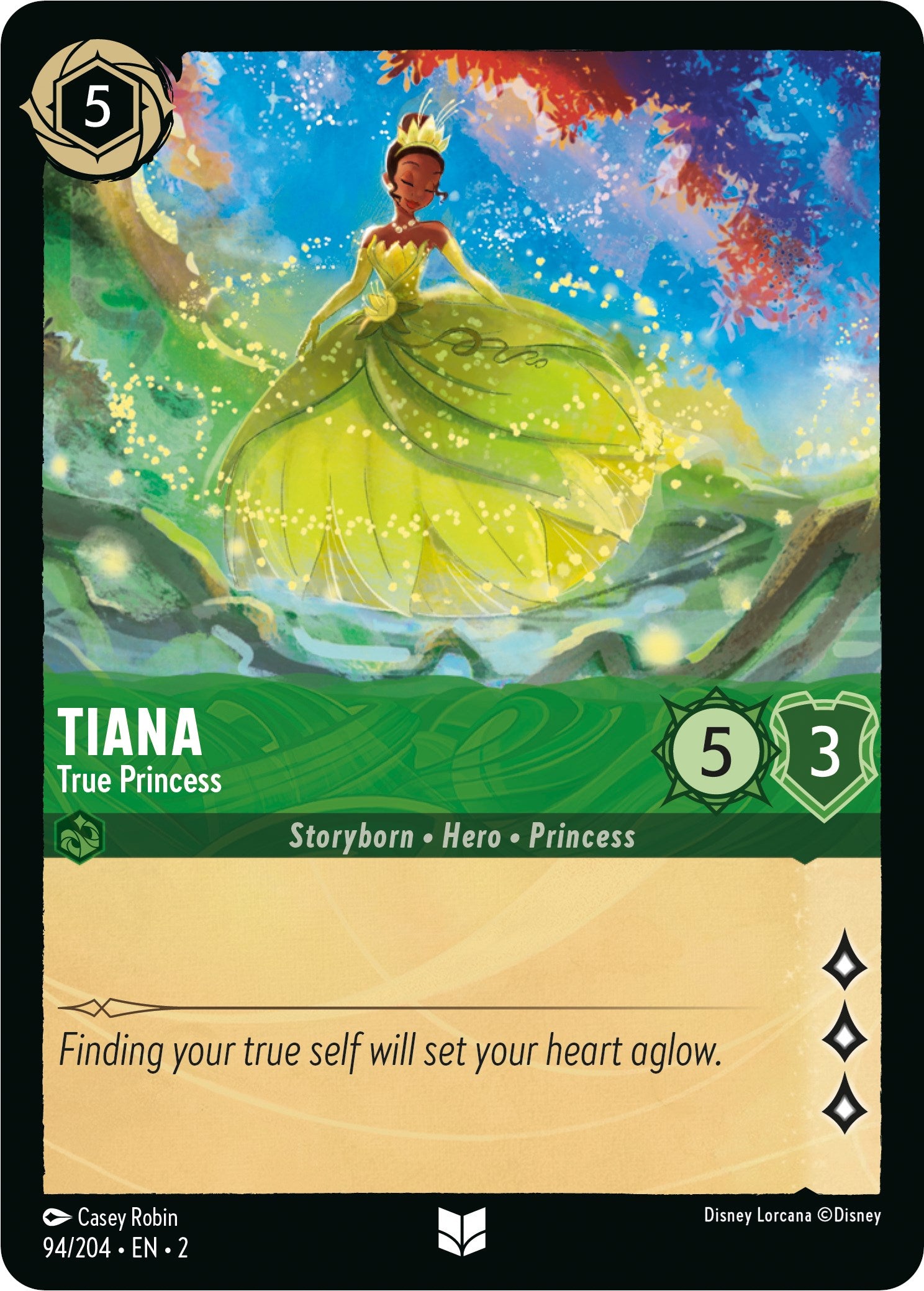 Tiana - True Princess (94/204) [Rise of the Floodborn] | Eastridge Sports Cards & Games
