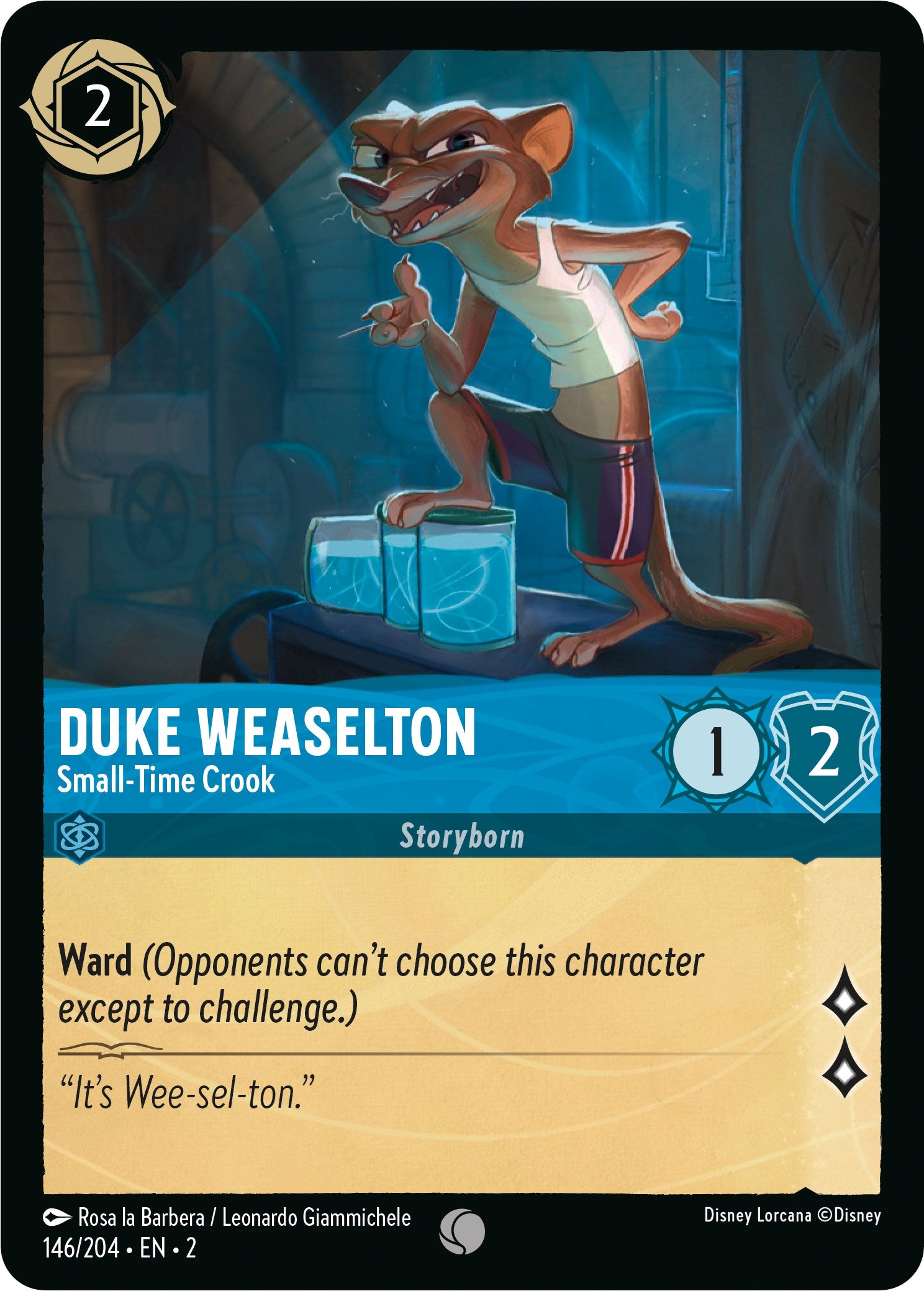 Duke Weaselton - Small-Time Crook (146/204) [Rise of the Floodborn] | Eastridge Sports Cards & Games