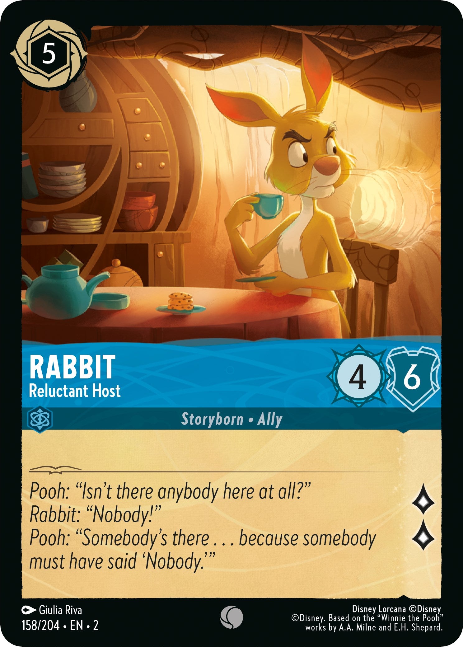Rabbit - Reluctant Host (158/204) [Rise of the Floodborn] | Eastridge Sports Cards & Games