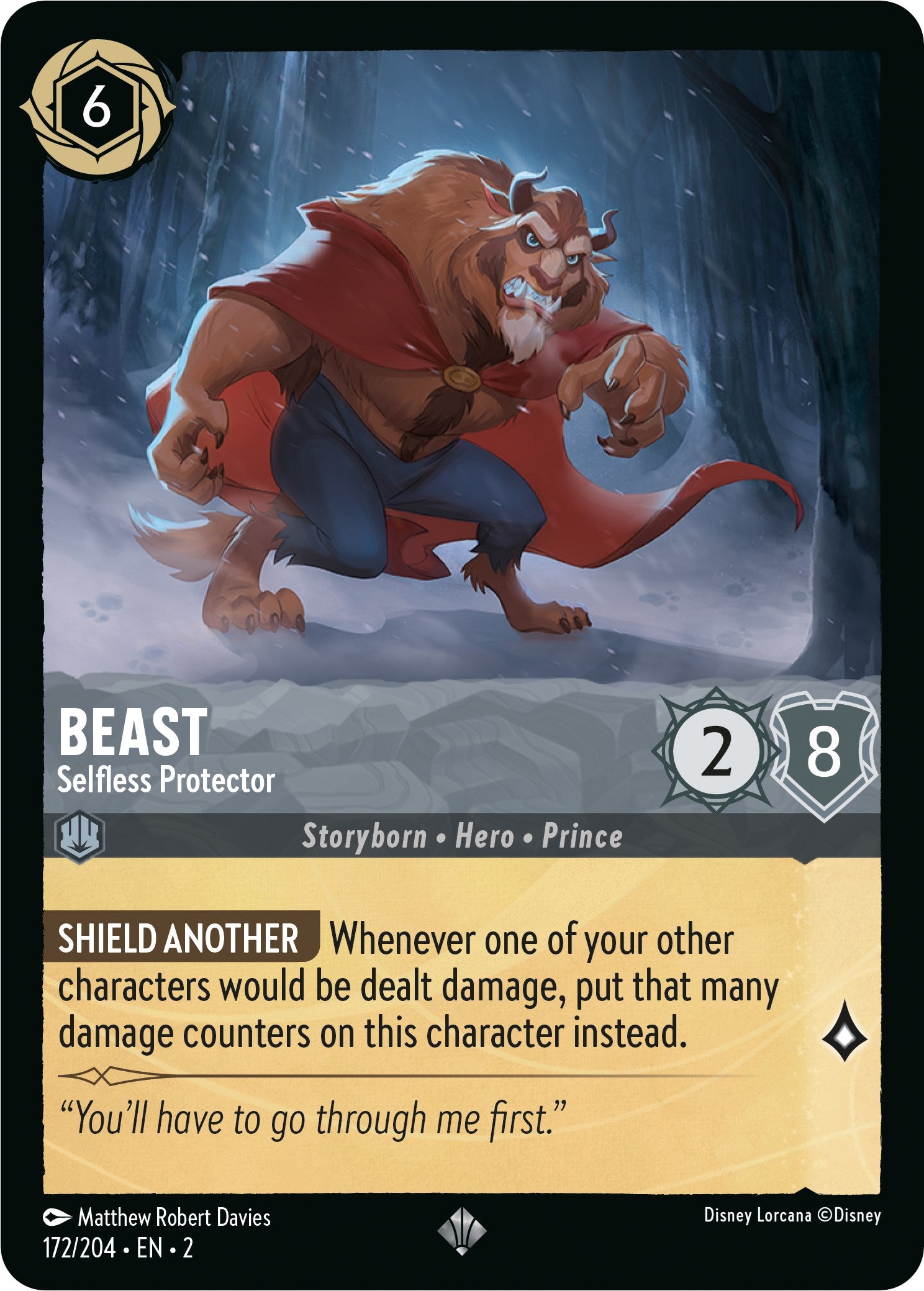 Beast - Selfless Protector (172/204) [Rise of the Floodborn] | Eastridge Sports Cards & Games