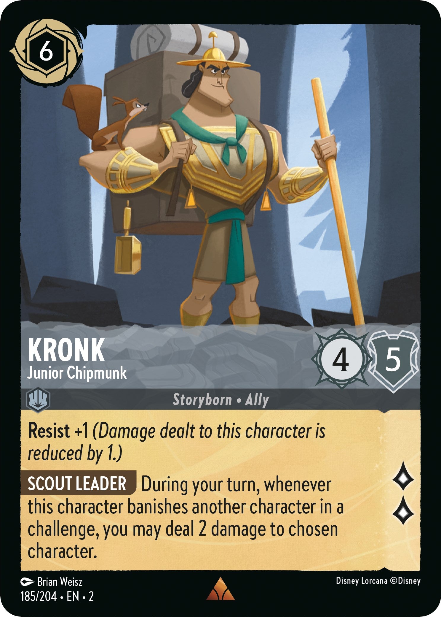 Kronk - Junior Chipmunk (185/204) [Rise of the Floodborn] | Eastridge Sports Cards & Games