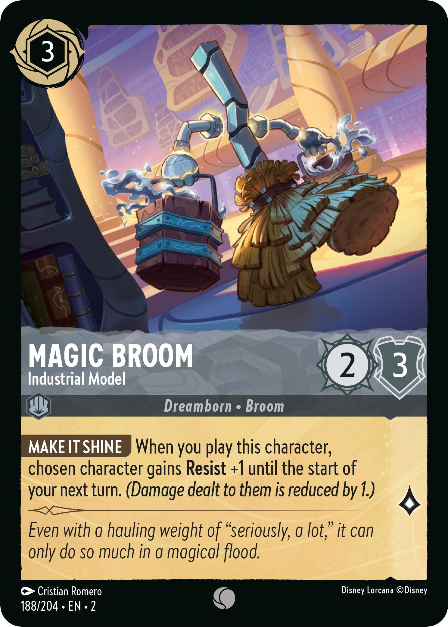 Magic Broom - Industrial Model (188/204) [Rise of the Floodborn] | Eastridge Sports Cards & Games