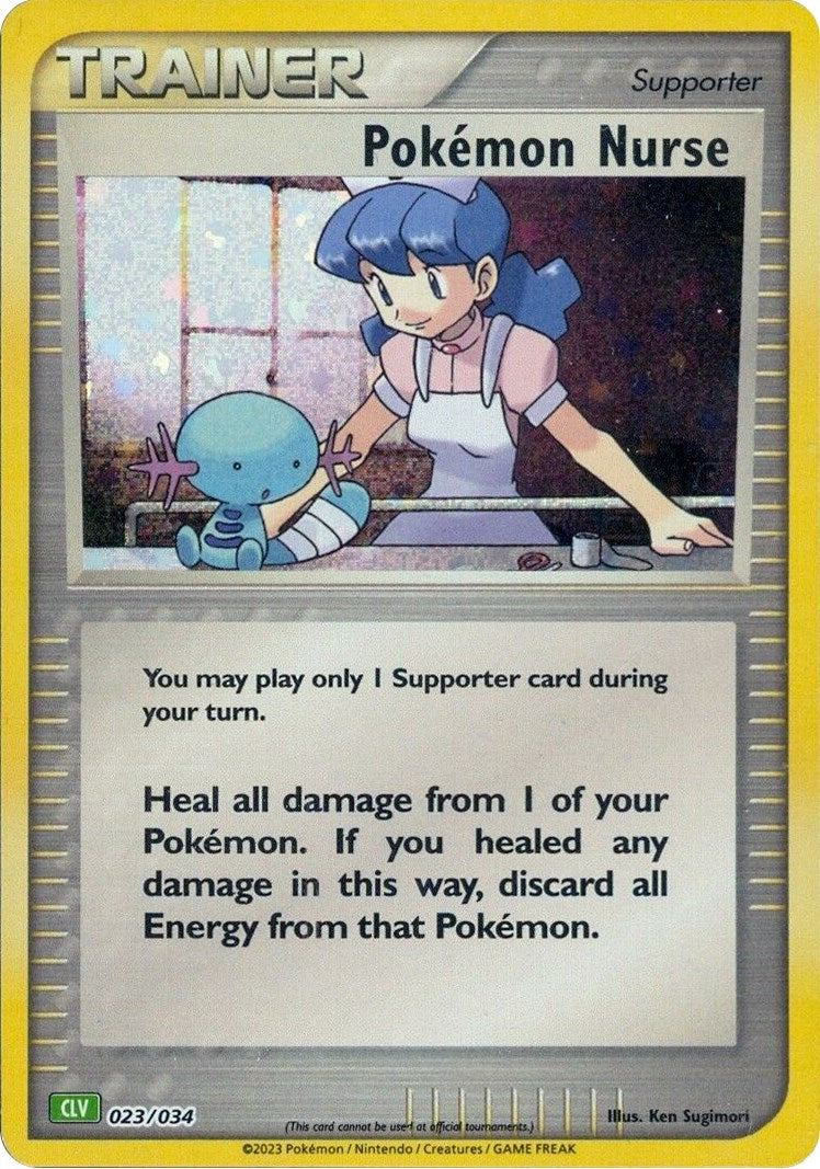 Pokemon Nurse (023/034) [Trading Card Game Classic] | Eastridge Sports Cards & Games