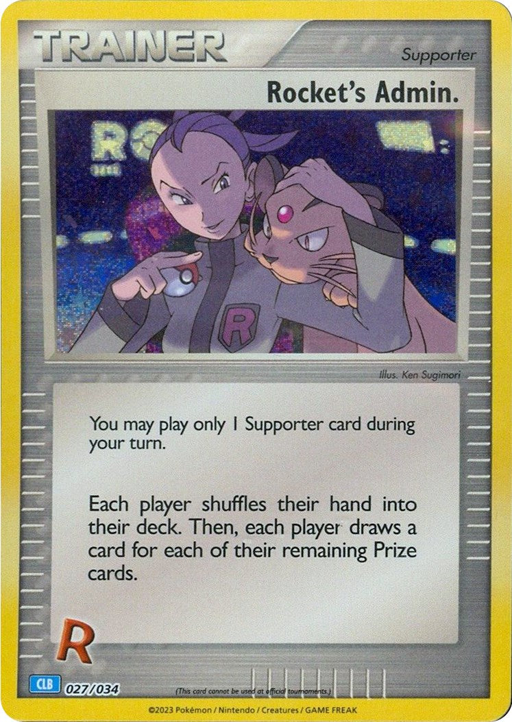 Rocket's Admin. (CLB) [Trading Card Game Classic] | Eastridge Sports Cards & Games