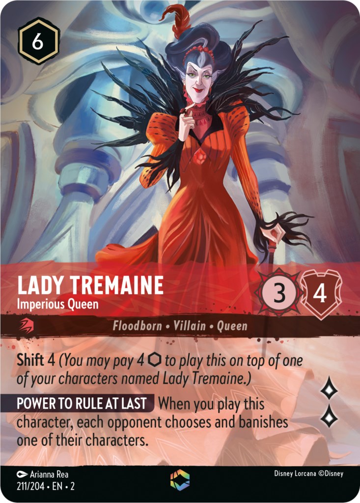 Lady Tremaine - Imperious Queen (Enchanted) (211/204) [Rise of the Floodborn] | Eastridge Sports Cards & Games
