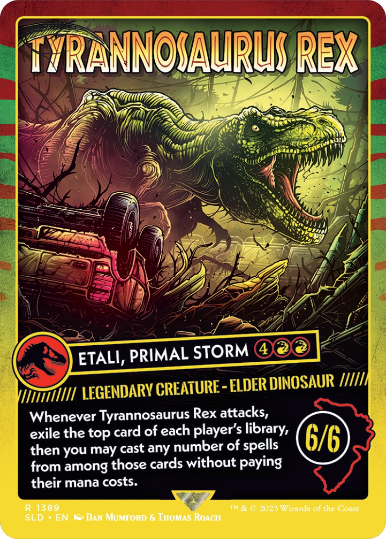 Tyrannosaurus Rex - Etali, Primal Storm [Secret Lair Drop Series] | Eastridge Sports Cards & Games