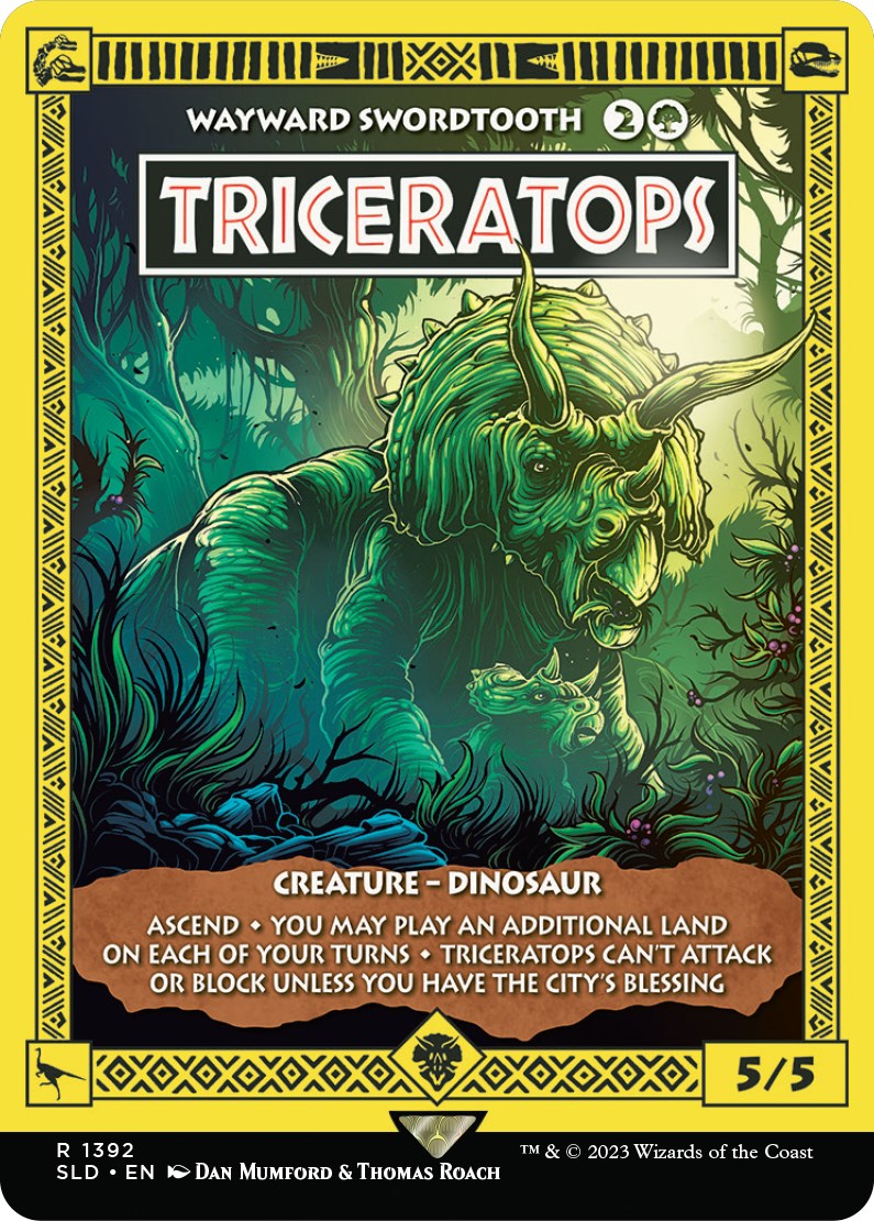 Triceratops - Wayward Swordtooth [Secret Lair Drop Series] | Eastridge Sports Cards & Games