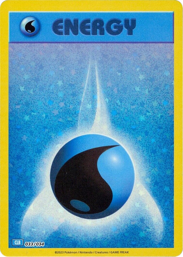 Basic Water Energy [Trading Card Game Classic] | Eastridge Sports Cards & Games