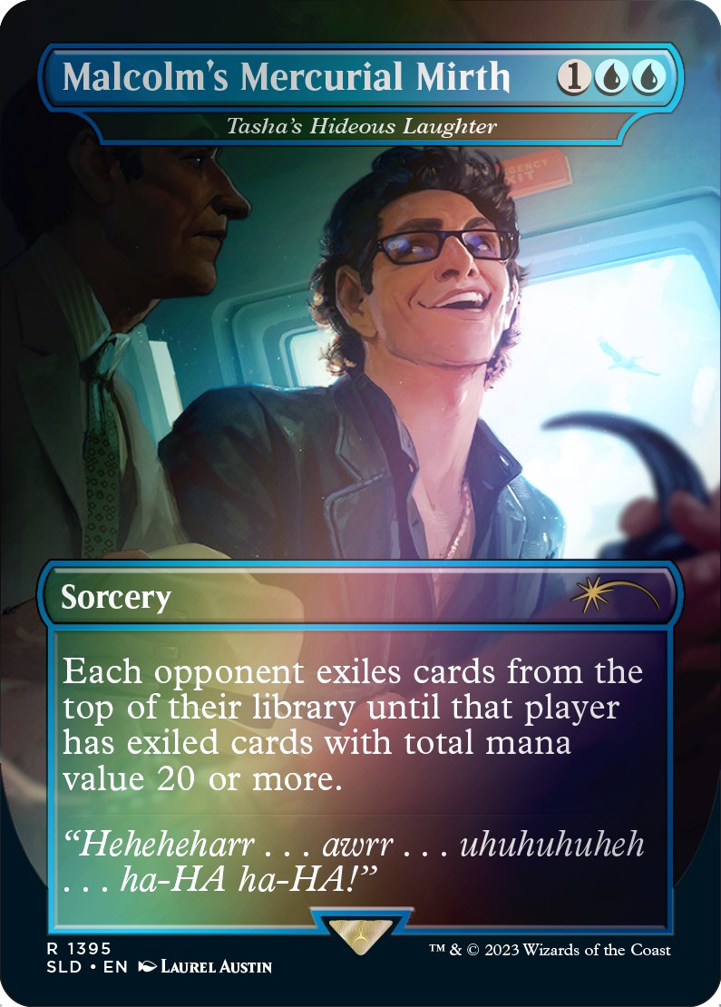Malcolm's Mercurial Mirth - Tasha's Hideous Laughter (Rainbow Foil) [Secret Lair Drop Series] | Eastridge Sports Cards & Games