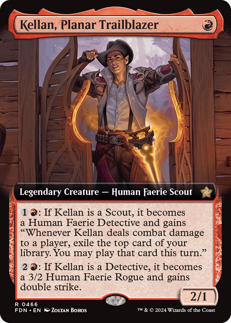 Kellan, Planar Trailblazer (Extended Art) [Foundations] | Eastridge Sports Cards & Games