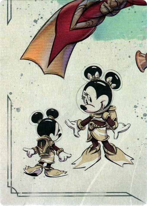 Minnie Mouse - Wide-Eyed Diver Puzzle Insert (Bottom Left) [Rise of the Floodborn] | Eastridge Sports Cards & Games