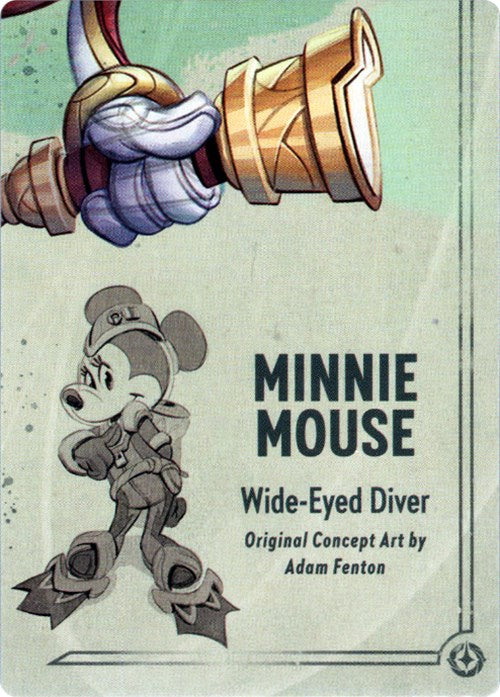 Minnie Mouse - Wide-Eyed Diver Puzzle Insert (Bottom Right) [Rise of the Floodborn] | Eastridge Sports Cards & Games