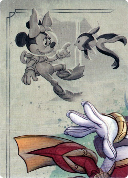 Minnie Mouse - Wide-Eyed Diver Puzzle Insert (Top Left) [Rise of the Floodborn] | Eastridge Sports Cards & Games