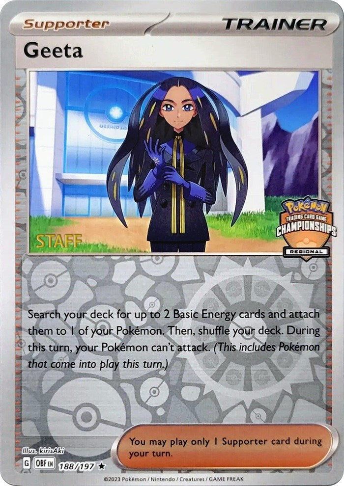 Geeta (188/197) (Staff Regional Championships) [League & Championship Cards] | Eastridge Sports Cards & Games