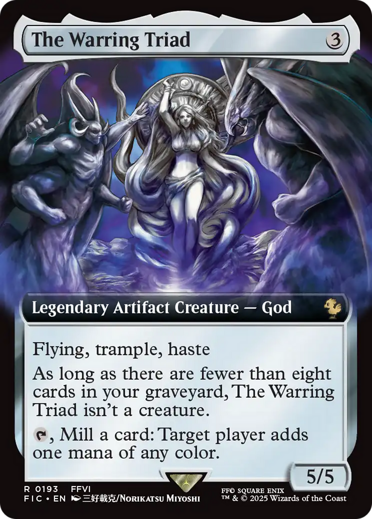 The Warring Triad (Extended Art) [FINAL FANTASY Commander] | Eastridge Sports Cards & Games
