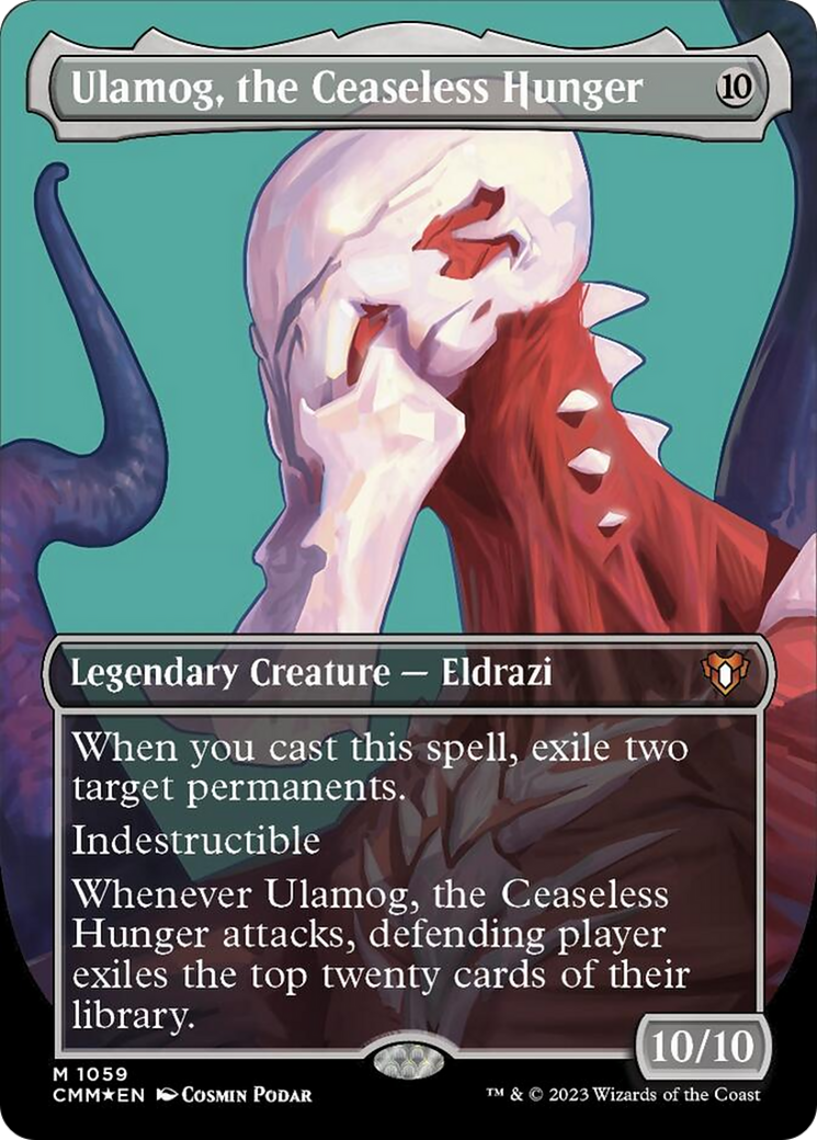 Ulamog, the Ceaseless Hunger (Borderless Textured Foil Frame Break) [Commander Masters] | Eastridge Sports Cards & Games