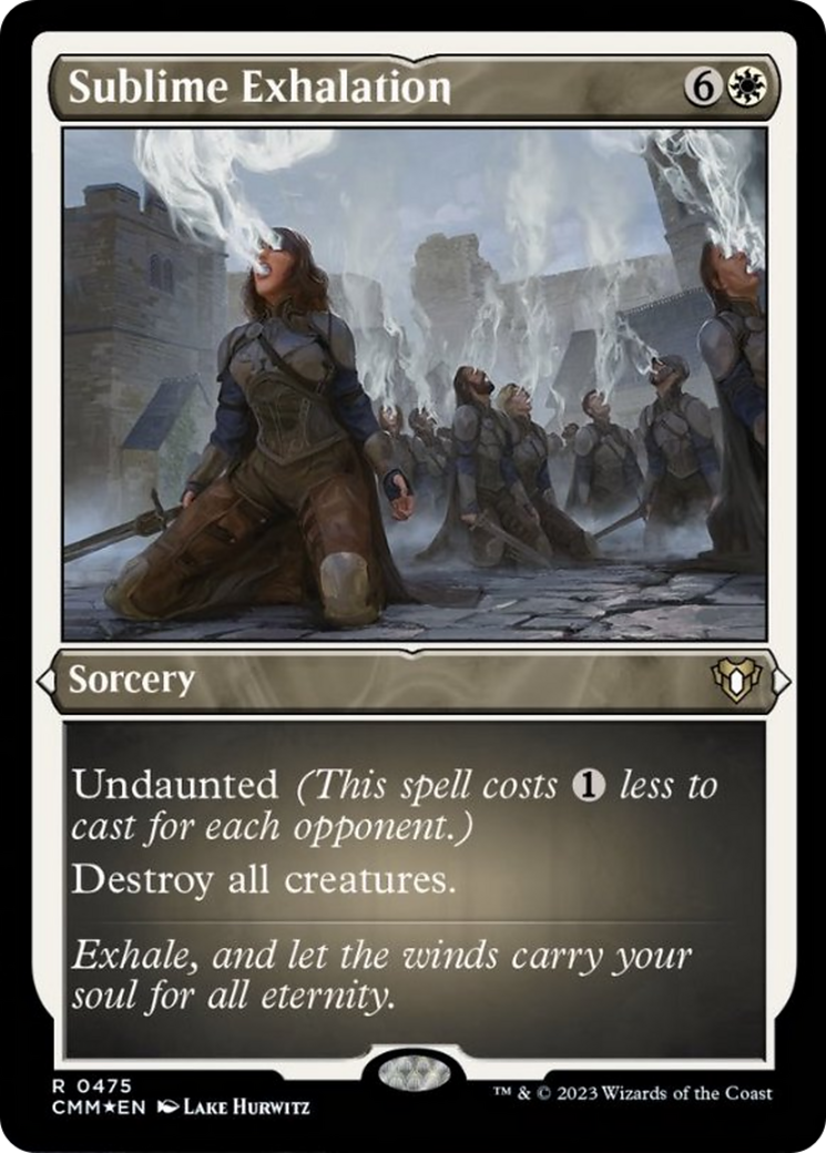 Sublime Exhalation (Foil Etched) [Commander Masters] | Eastridge Sports Cards & Games