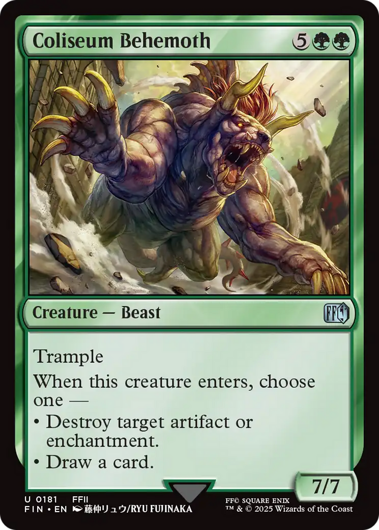 Coliseum Behemoth [FINAL FANTASY] | Eastridge Sports Cards & Games