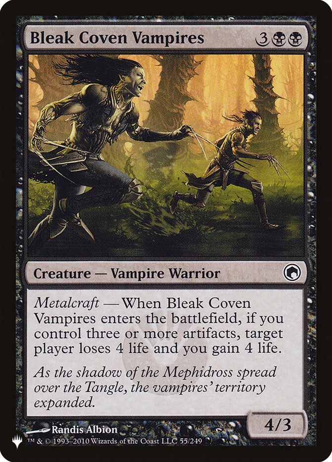 Bleak Coven Vampires [The List] | Eastridge Sports Cards & Games