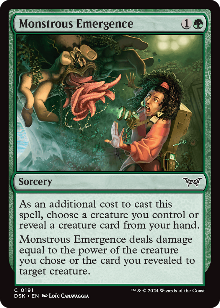 Monstrous Emergence [Duskmourn: House of Horror] | Eastridge Sports Cards & Games