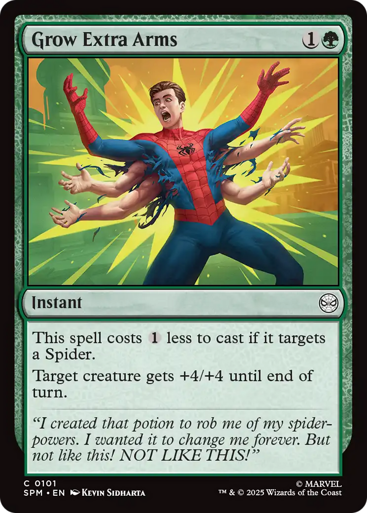 Grow Extra Arms [Marvel's Spider-Man] | Eastridge Sports Cards & Games