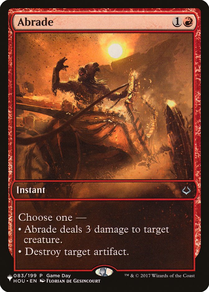 Abrade [The List] | Eastridge Sports Cards & Games
