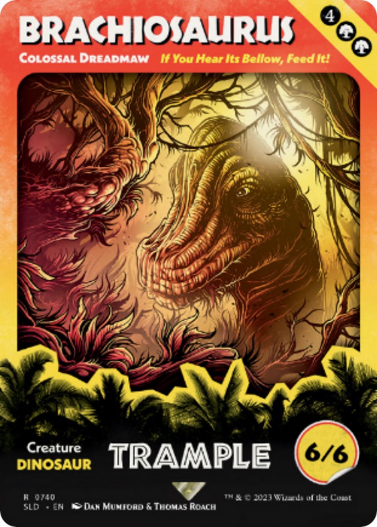 Brachiosaurus - Colossal Dreadmaw (Rainbow Foil) [Secret Lair Drop Series] | Eastridge Sports Cards & Games