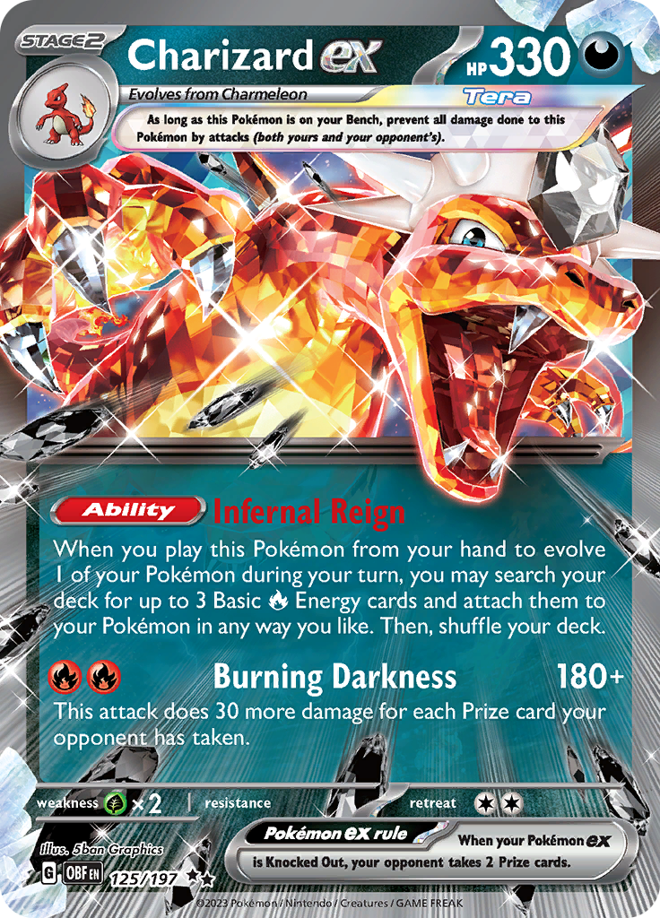 Charizard ex (125/197) [Scarlet & Violet: Obsidian Flames] | Eastridge Sports Cards & Games