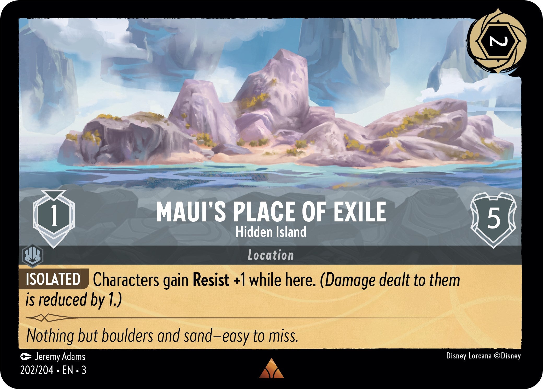 Maui's Place of Exile - Hidden Island (202/204) [Into the Inklands] | Eastridge Sports Cards & Games
