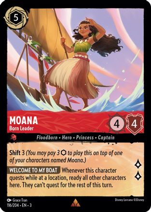 Moana - Born Leader (116/204) [Into the Inklands]