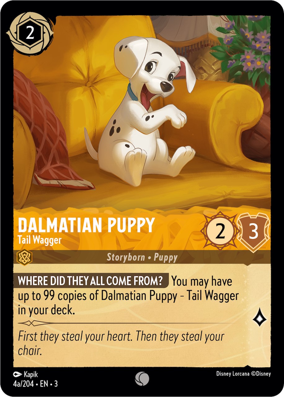 Dalmatian Puppy - Tail Wagger (4a) (4a/204) [Into the Inklands] | Eastridge Sports Cards & Games