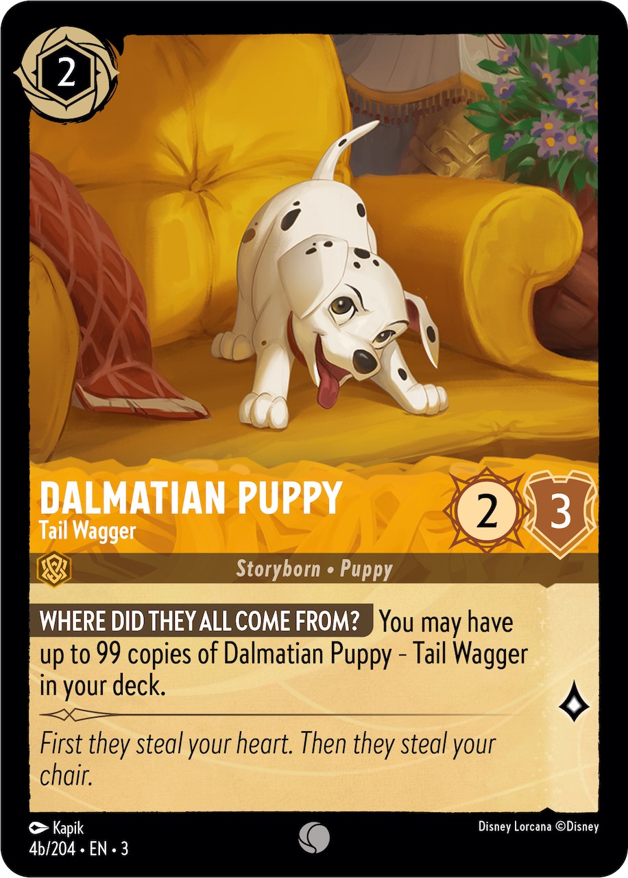 Dalmatian Puppy - Tail Wagger (4b) (4b/204) [Into the Inklands] | Eastridge Sports Cards & Games