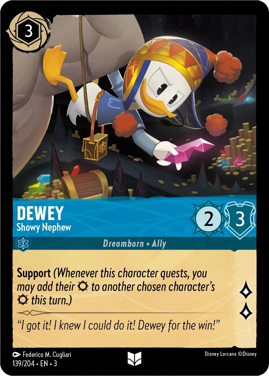 Dewey - Showy Nephew (139/204) [Into the Inklands] | Eastridge Sports Cards & Games