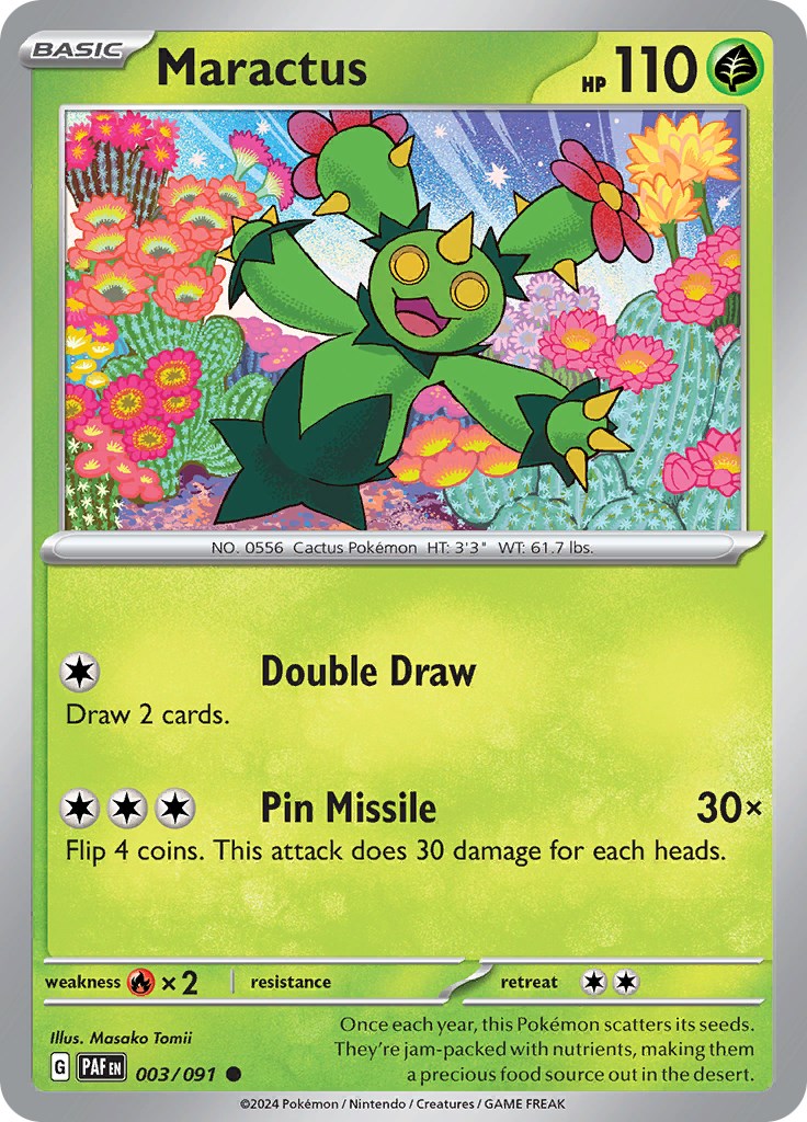 Maractus (003/091) [Scarlet & Violet: Paldean Fates] | Eastridge Sports Cards & Games